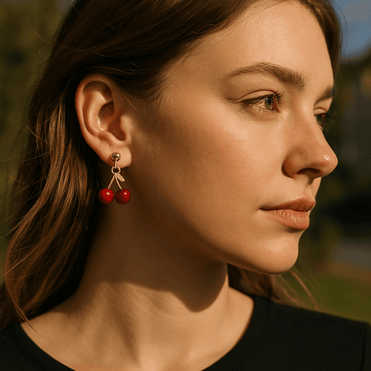 CHERRY Minimalistiska Örhängen