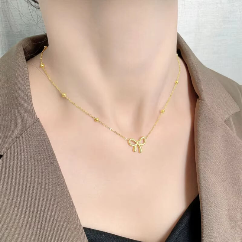 CHARM Guldpläterat Rosetthalsband