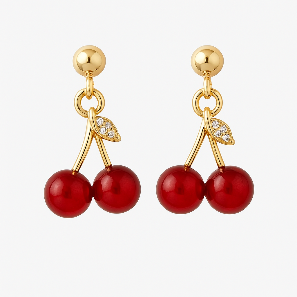 CHERRY Minimalistiska Örhängen